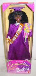 220 NIB Mattel 1997 Graduation African American Barbie  