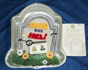 WILTON OVER THE HILL TOMBSTONE CAKE PAN NEW WITH INSERT and 