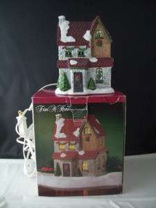 Lighted Village House Holiday Home Memories Collection  