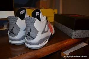 Air Jordan IV 4 Retro White Black Cement 14 2012 3 iii 11 XI concord 