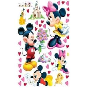 HL5621 Mickey Mouse & Minnie Mouse Dekor fürs Kinderzimmer Wandtattoo 