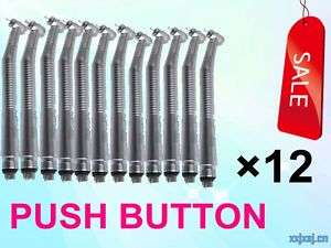 12x Dental High Speed Handpieces Push Button SALE 4Hole  