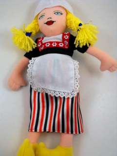 Dutch Boy&Girl Plush Rag Doll Amsterdam NL Souvenir 13  
