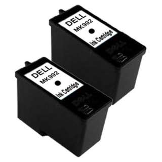 2X Replacement for Dell Series 9 (MK990) Black Ink Cartridge