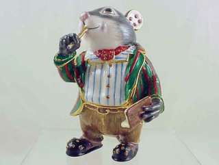 Ratty   Wind in the Willows   Bejeweled Trinket Box New  