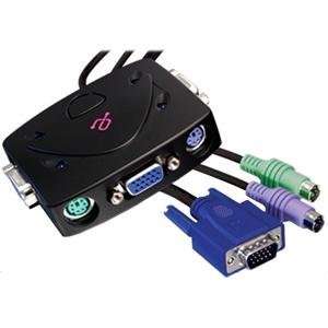  Aluratek, 4 Port PS/2 KVM Switch w/Cable (Catalog Category 