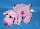 Caltoy Pink Plush Cuddly Dog Puppy Heart Stuffed Animal