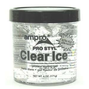  Ampro 6 oz. Clear Ice Gel (Case of 6) Beauty