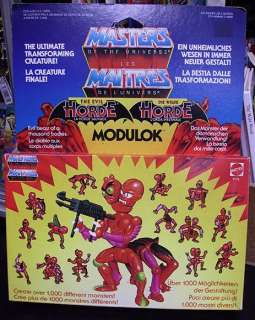 He Man Masters of the Universe Vintage Modulok boxed  