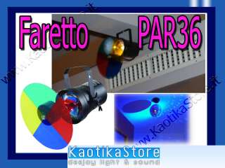 PAR 36 Eurolite Varytec Showtec American DJ PAR36 6V/30W Faretto 