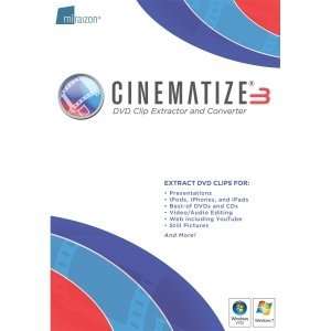  Miraizon Cinematize v.3.0. CINEMATIZE 3 FOR WINDOWS VA SW 