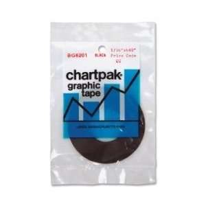  Chartpak Matte Finish Self adhesive Graphic Tape   Black 