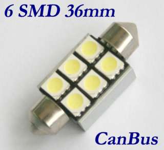   SMD 5050 Canbus Error Free Car LED Dome Light DC 12V 6000 6500K  
