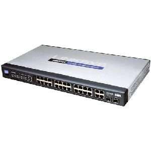 Cisco SRW224G4 28 port WebView Gigabit Ethernet Switch. SMALL BUSINESS 