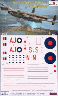   Amodel 1433 Avro Lancaster B.III Dambuster 1/144