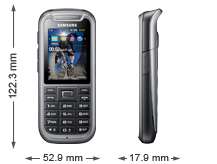   C3350 Solid Tough Builders Robust Extreme IP67 Mobile Phone  