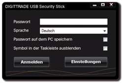 DIGITTRADE USS256 16GB USB Security Speicherstick mit 256 Bit AES 