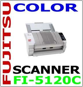 Fujitsu fi 5120C Color Document Scanner Duplex USB SCSI  