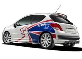   Peugeot 207 S16 rally stickers graphics decals