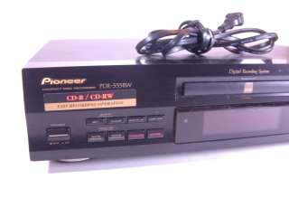 Pioneer PDR 555RW Single Disc CD Recorder Burner  