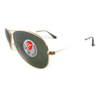 Discounted Sunglasses   Rayban Sunglasses Cockpit 3362 001/58 Gold 