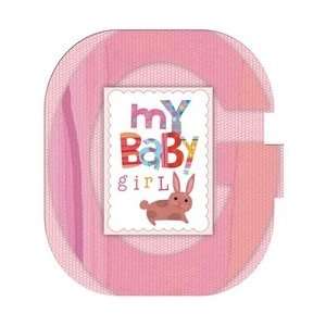  Baby Girl G Shaped Die Cut Photo Album   Pink Baby
