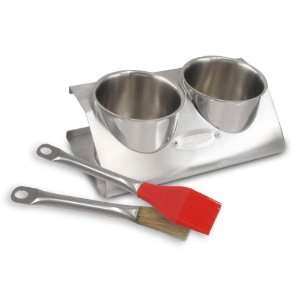  Grillfinity 460103C Twin Canister Basting Set Patio, Lawn 