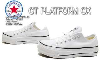 Converse shoes Chuck Taylor Platform OX 107391F WHT  