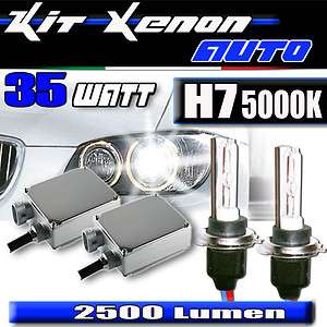 Kit conversione Xenon tuning extreme 35W H7 5000K xeno 5000K  