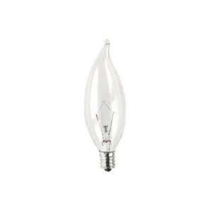  40W Krystal Touch CA8 Flame Tip Chandelier Bulb in Bright 