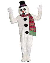 Adult Winter Willie Snowman Mascot Costume