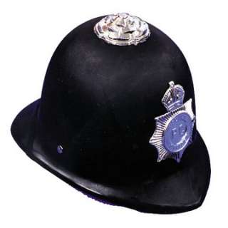 Adult English Bobby Helmet   Police Officer Costume Hats   15GC51