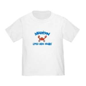    Personalized Madison Little Miss Crabby Infant Toddler Shirt Baby