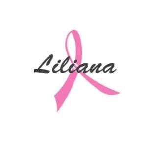Liliana Pink Ribbon Cancer Survivor Support Car Truck Vehicle Bumper 