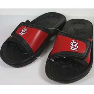 St Louis Cardinals Shower Slide Flip Flop Sandals   Large  