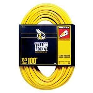    12/3Cord 100 Yellow Pro Grade Power Cords