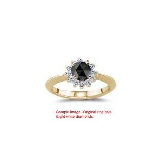   White Diamond Cluster Ring in 18K Yellow Gold 4.0 Jewelry 
