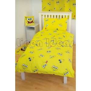   Spongebob Face Rotary Single Bed Duvet Quilt Cover Set
