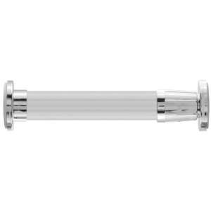LDR 502 6325 6 Feet Expandable Flanges Shower Rod, Polished Aluminum