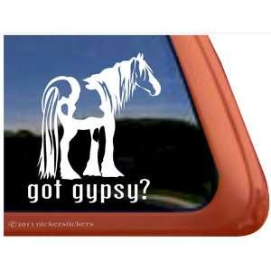  Got Gypsy? Gypsy Horse Trailer Vinyl Window Decal Sticker 