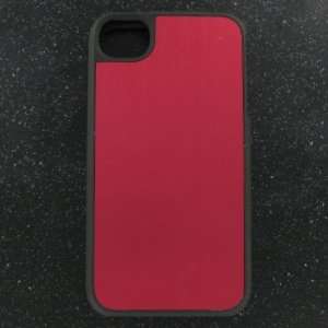  Apple iPhone 4/CDMA/4S Metal Red Protective Case 