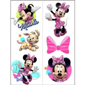 Lets Party By Hallmark Disney Minnie Mouse Bow tique Temporary Tattoo 