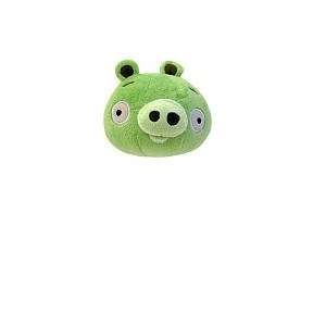  Angry Birds 8 inch Plush   Green Pig Toys & Games