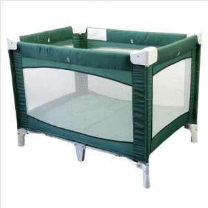   Baby Large Commercial Grade Folding Metal Play Yard in Green Baby