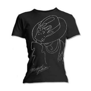   Michael Jackson   Self Portrait Girls S/S T Shirt In Black Clothing