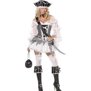  Smiffys 7 Pce Pirate Lady Womens Fancy Dress Costume 
