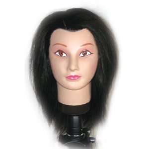 Celebrity Cosmetology Mannequin Head Bald with Make-Up