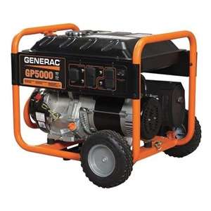 Generac 5938 5000 Watt, GP, Portable Generator, Manual Be the first 