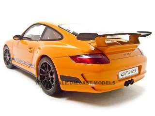 Porsche 997 GT3 RS Diecast Model Car 1/18 Orange Die Cast Car By 