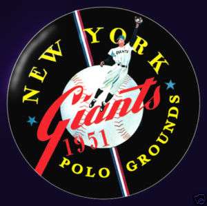 1951 New York Giants Polo Grounds Pinback Button  